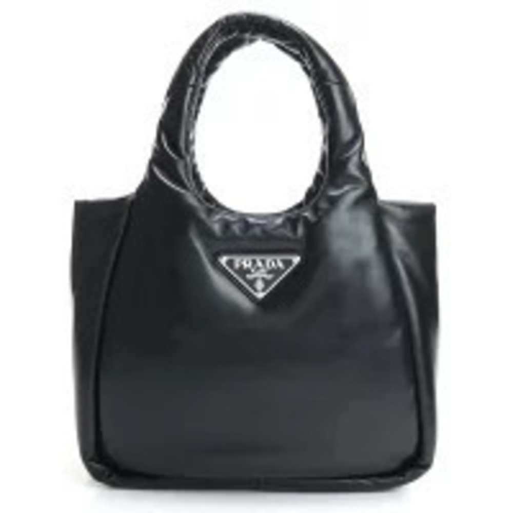 Prada Handbag NAPPA SOFT Leather Italy NERO Black Bag Tote